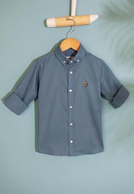 Erkek Çocuk Yeşil Gömlek Uzunkol - 50208611072