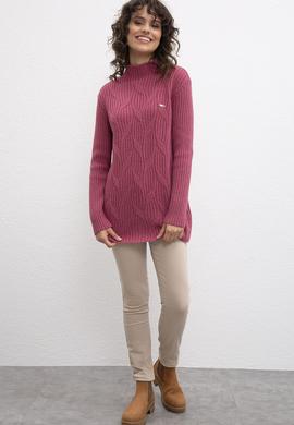 Kadın Fuşya Kazak - 50207547005