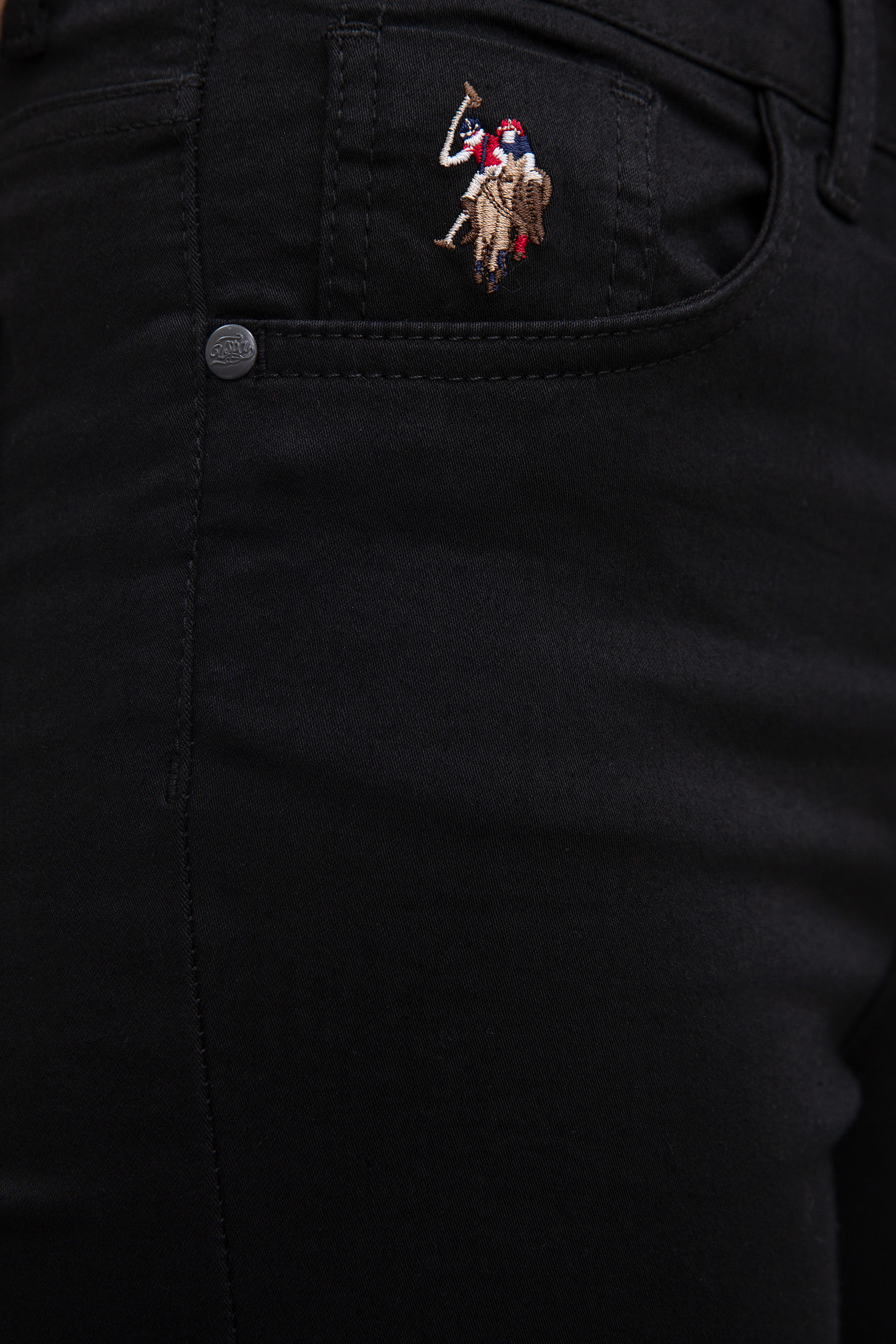 Kadın Siyah Denim Pantolon - Image 4