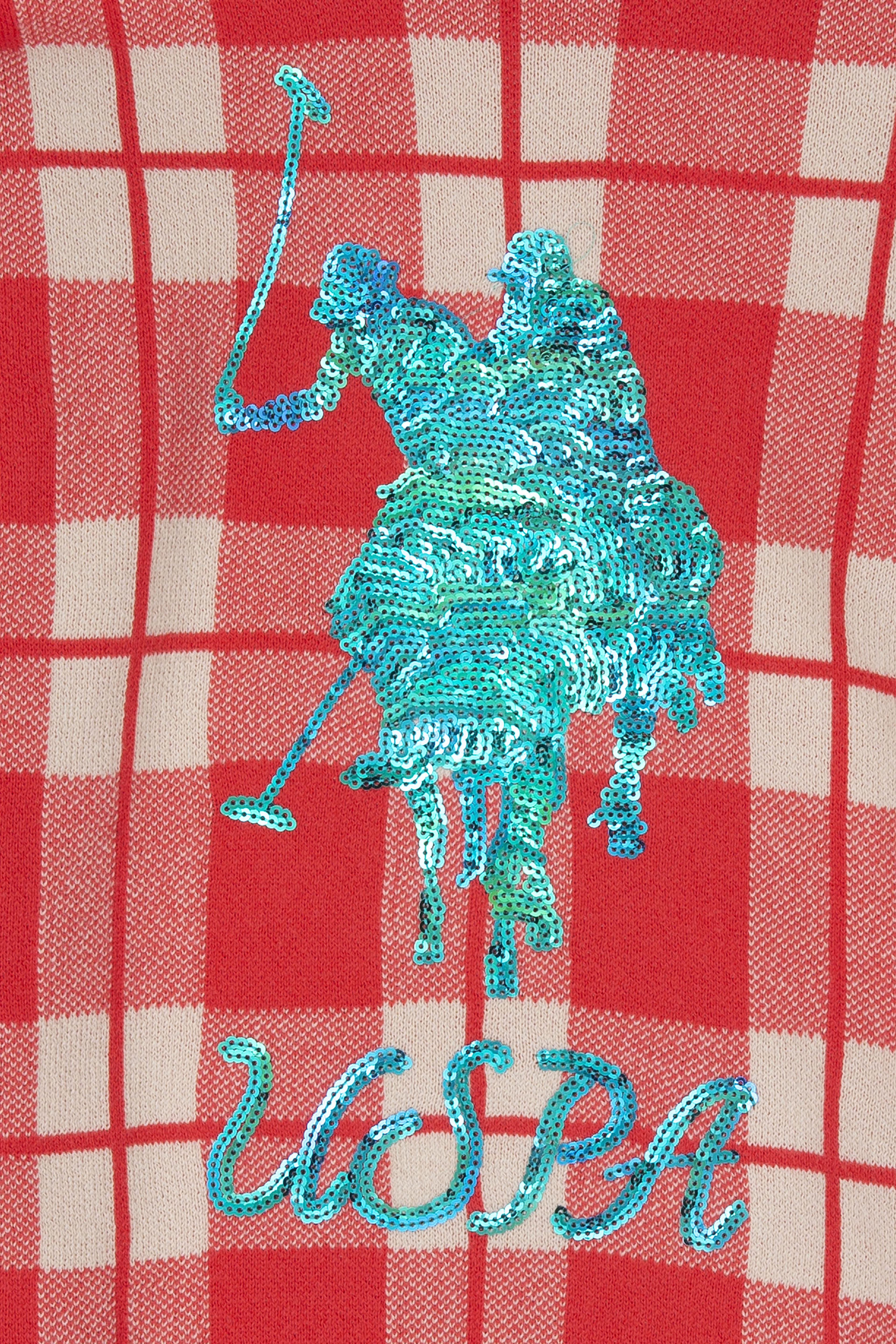 Kız Çocuk Kırmızı Kazak - Image 3