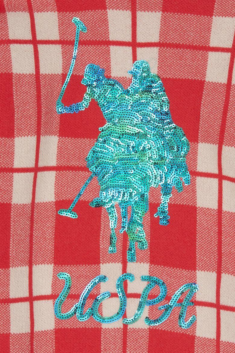 Kız Çocuk Kırmızı Kazak - 50206141012