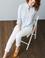 Kadın Beyaz Kanvas Pantolon