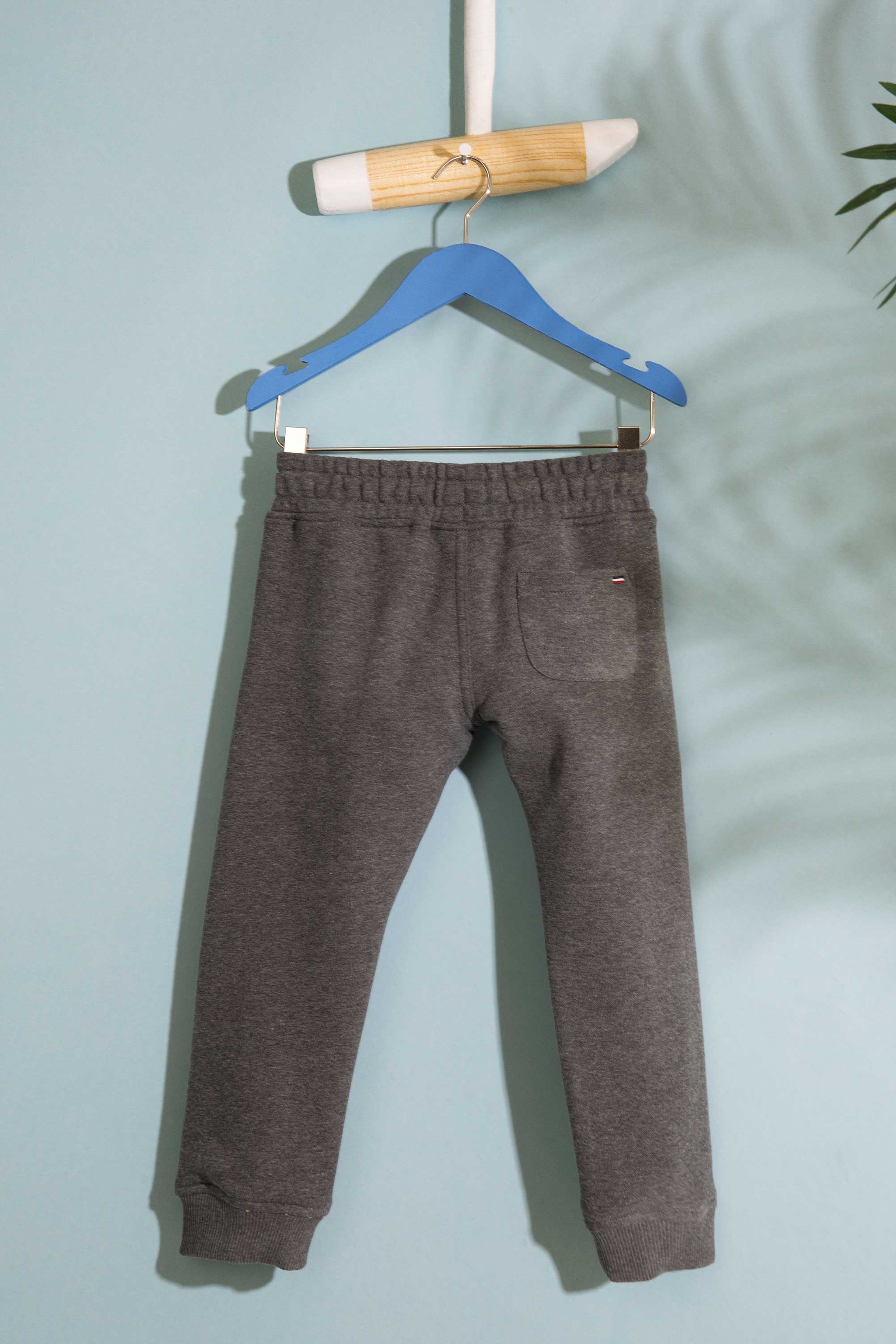 Gri Örme Pantolon