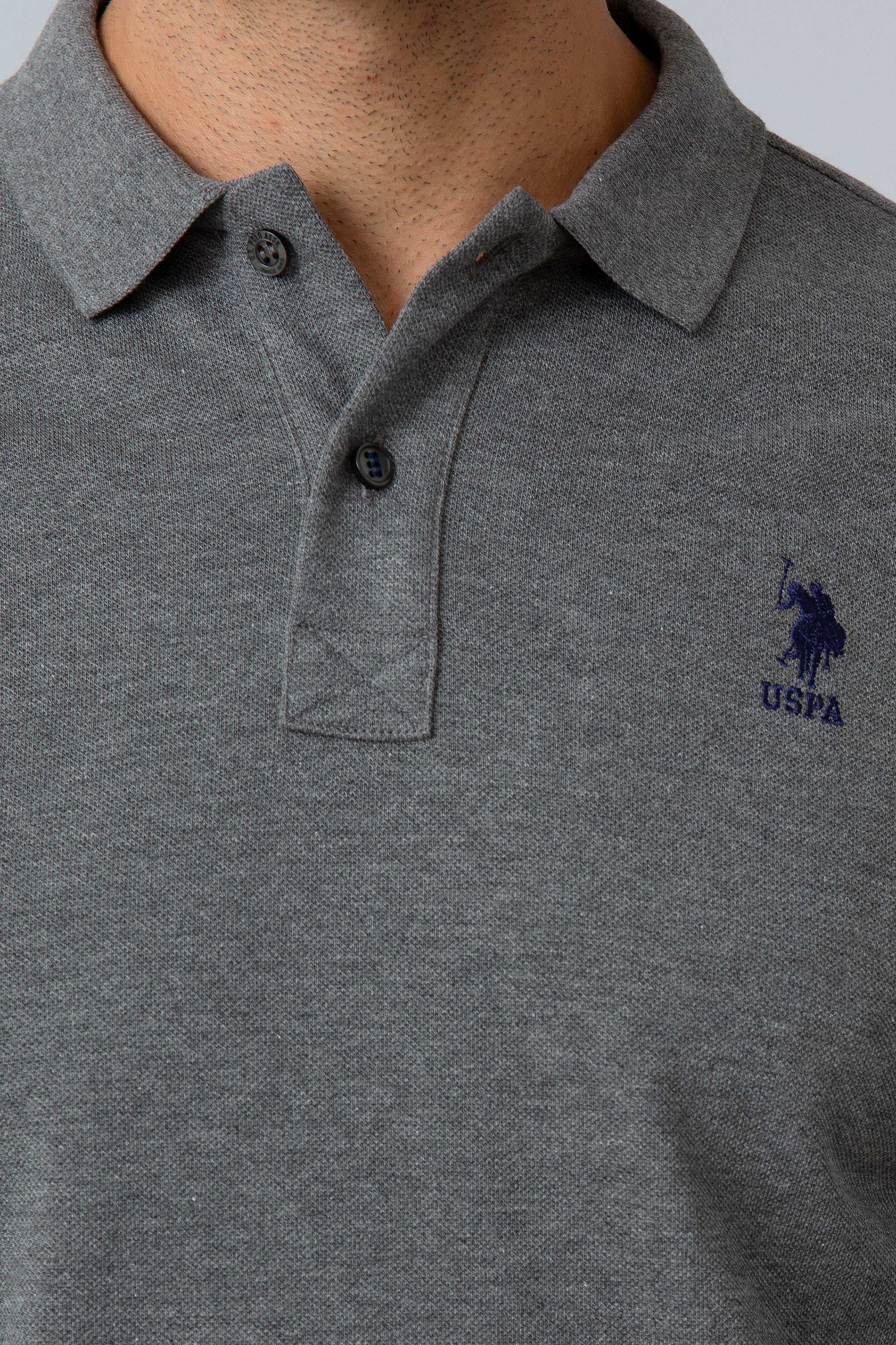 Erkek Gri Sweatshirt Basic - Image 4