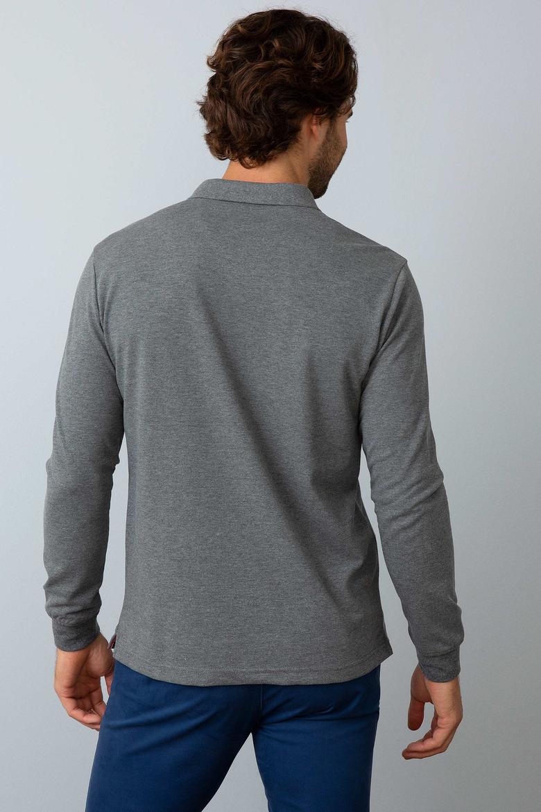 Erkek Gri Sweatshirt Basic - 50192195011