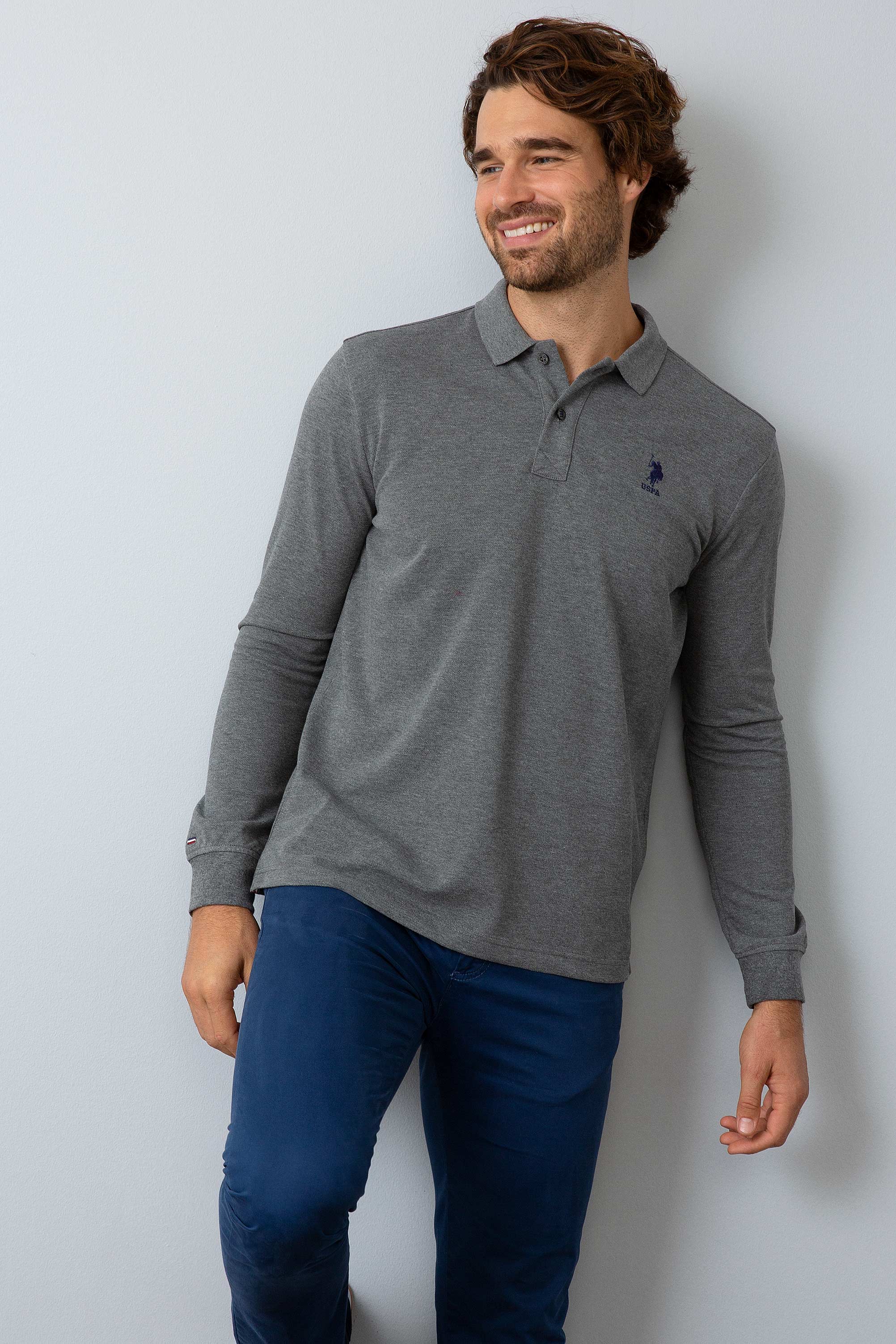 Erkek Gri Sweatshirt Basic - Image 1