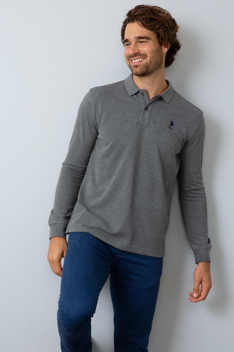 Erkek Gri Sweatshirt Basic