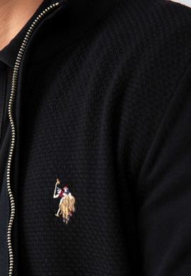 Erkek Siyah Triko Hırka Basic - 50192683045