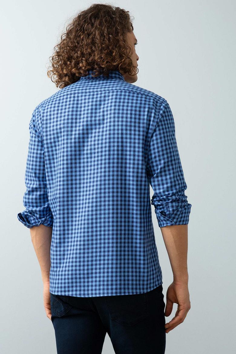 Mavi Gömlek Uzunkol - 50193688033