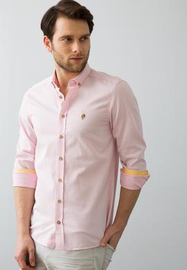 Pembe Gömlek Uzunkol Basic - 50186086006