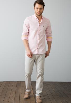 Pembe Gömlek Uzunkol Basic - 50186086006