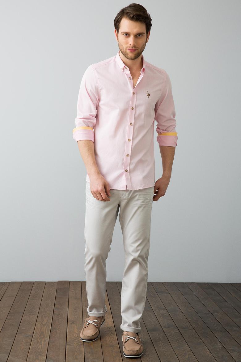 Pembe Gömlek Uzunkol Basic - 50186086006