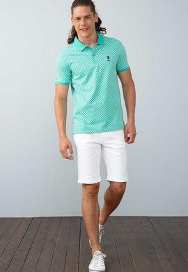Erkek Mint Yeşili Polo Yaka T-Shirt - 50199316015