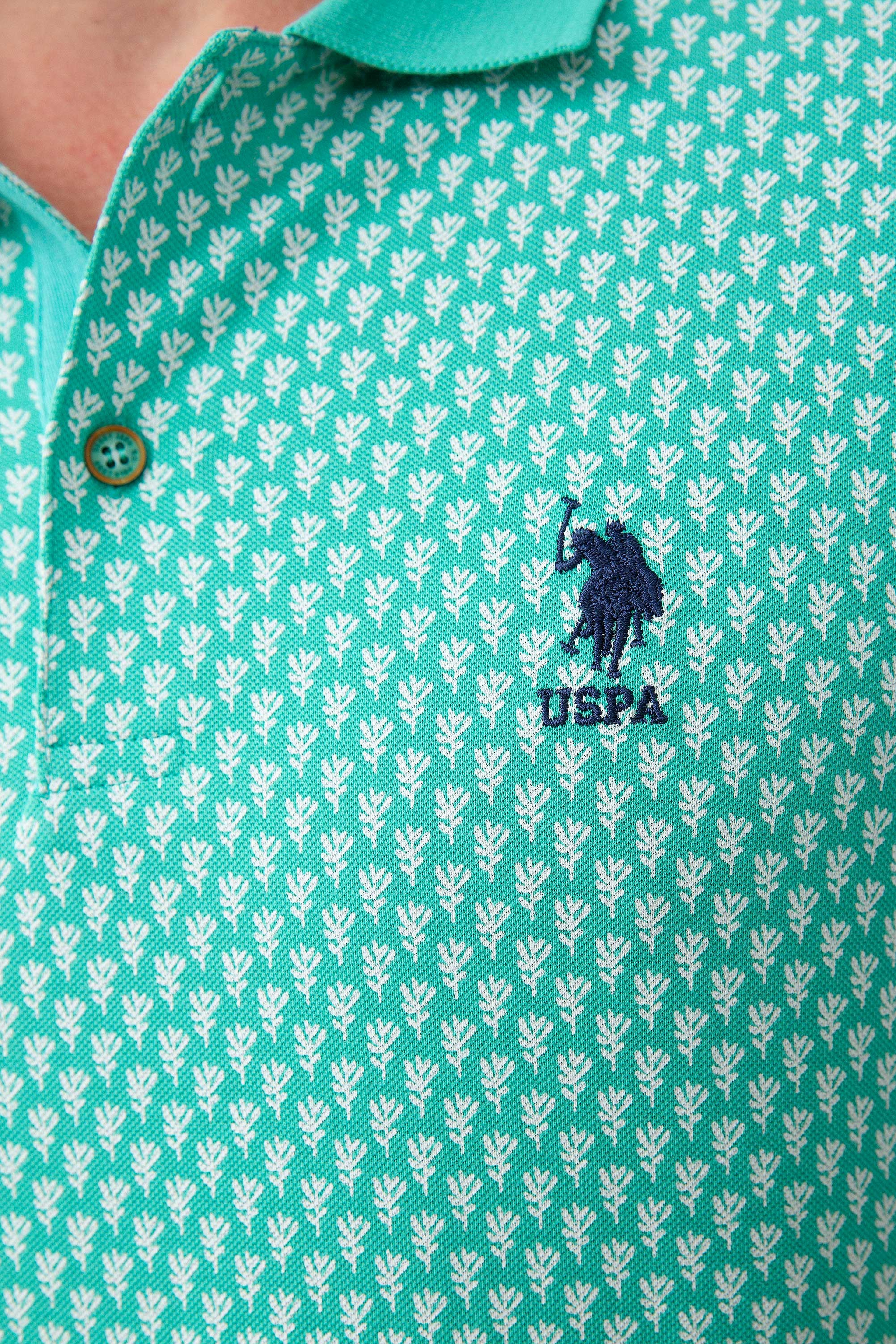 Erkek Mint Yeşili Polo Yaka T-Shirt