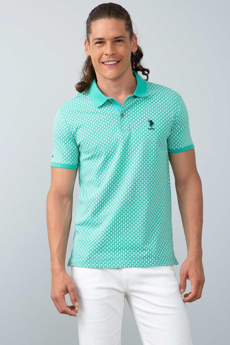 Erkek Mint Yeşili Polo Yaka T-Shirt