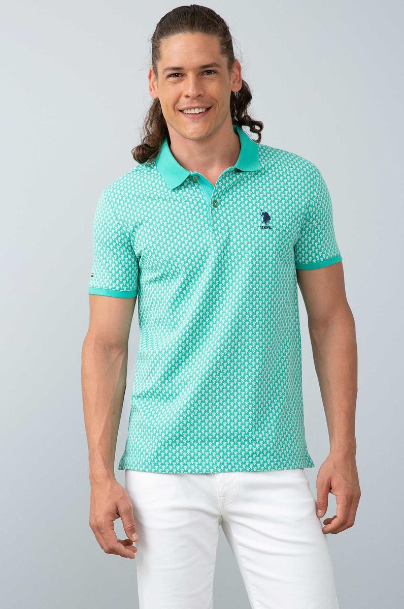 Erkek Mint Yeşili Polo Yaka T-Shirt