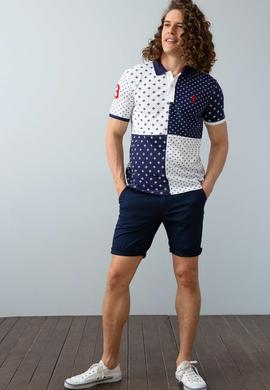 Erkek Beyaz Polo Yaka T-Shirt - 50199783001