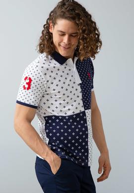 Erkek Beyaz Polo Yaka T-Shirt - 50199783001