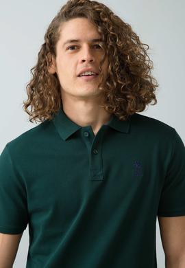 Erkek Koyu Yeşil Basic Tişört - 50199819151