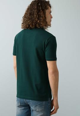 Erkek Koyu Yeşil Basic Tişört - 50199819151