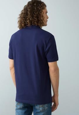 Erkek Lacivert Polo Yaka T-Shirt Basic - 50199833153
