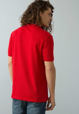Erkek Kırmızı Polo Yaka Basic T-Shirt - 50199833222