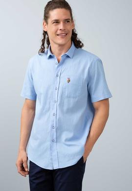 Erkek Mavi Gömlek Kısakol - 50200424055
