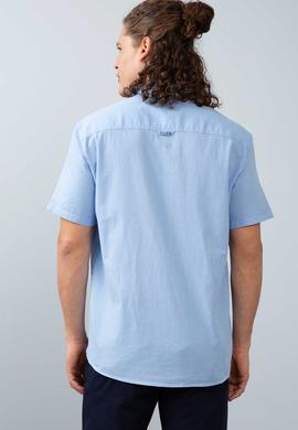 Erkek Mavi Gömlek Kısakol - 50200424055