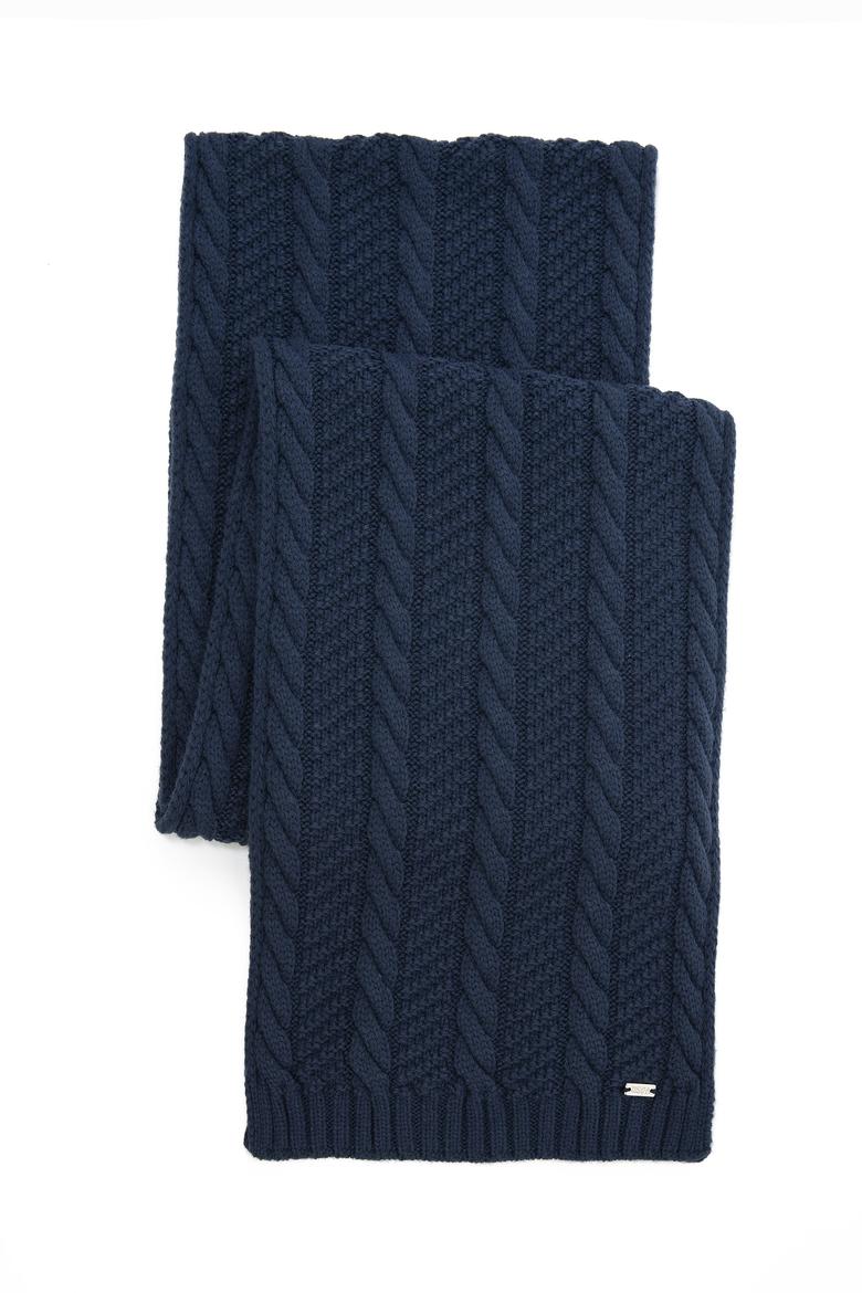 Kadın Lacivert Kaşkol