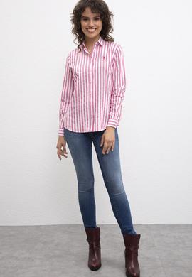 Kadın Pembe Gömlek Uzunkol - 50220132001