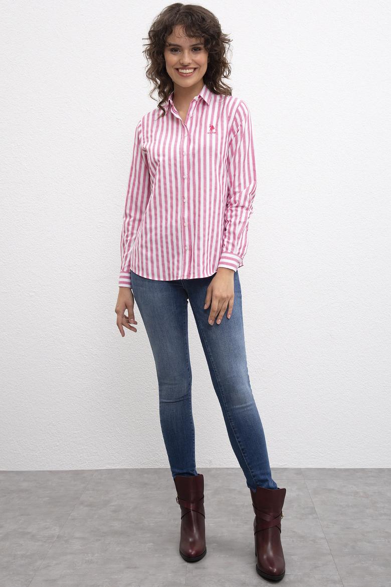 Kadın Pembe Gömlek Uzunkol - 50220132001