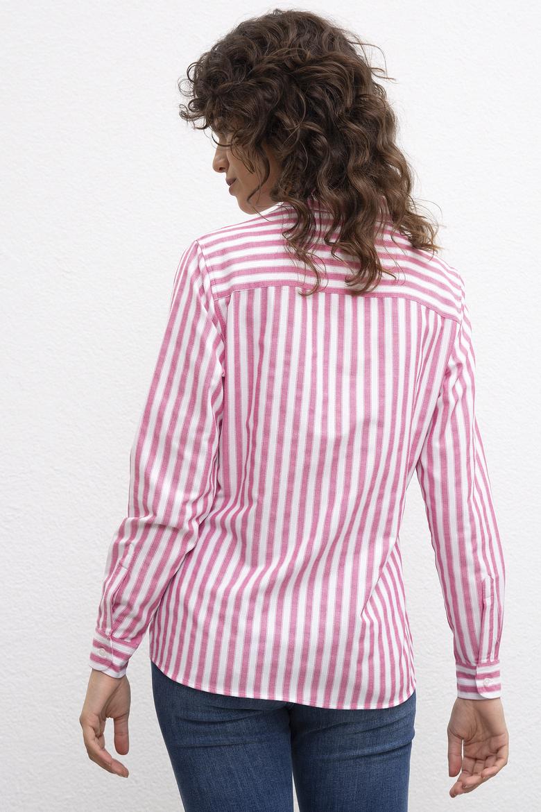 Kadın Pembe Gömlek Uzunkol - 50220132001