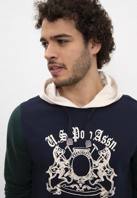 Erkek Lacivert Kapüşonlu Sweatshirt - 50207577002
