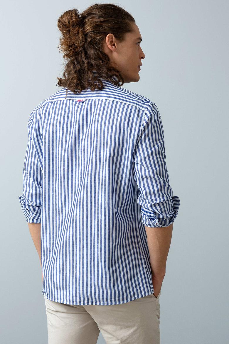 Erkek Lacivert Gömlek Uzunkol - 50200496034