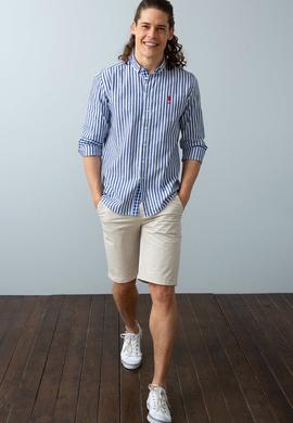 Erkek Lacivert Gömlek Uzunkol - 50200496034