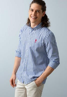 Erkek Lacivert Gömlek Uzunkol - 50200496034