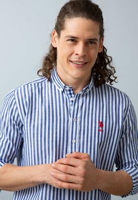 Erkek Lacivert Gömlek Uzunkol - 50200496034