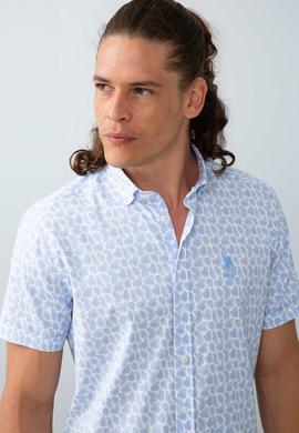 Erkek Mavi Gömlek Kısakol - 50202383003