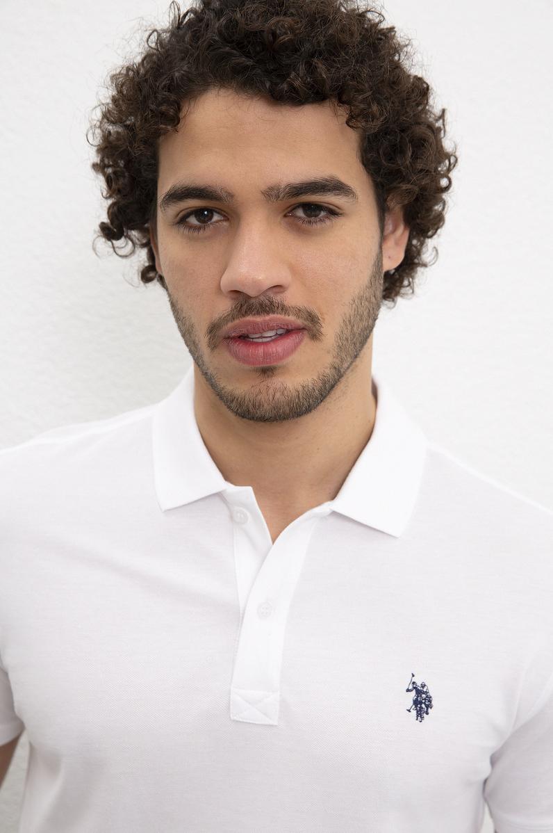 Erkek Beyaz Basic Tişört