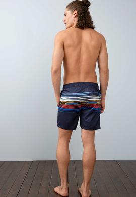 Erkek Lacivert Deniz Şortu - 50199507001