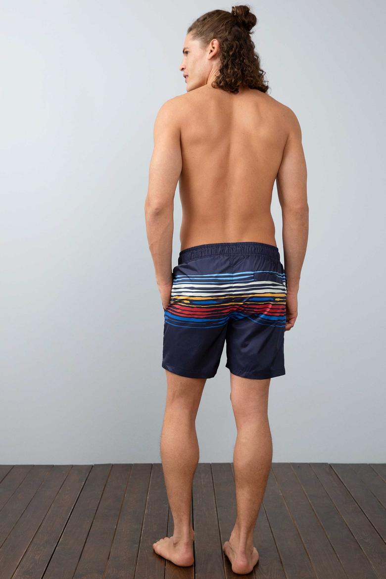 Erkek Lacivert Deniz Şortu - 50199507001