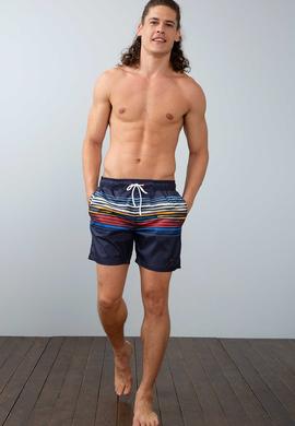 Erkek Lacivert Deniz Şortu - 50199507001