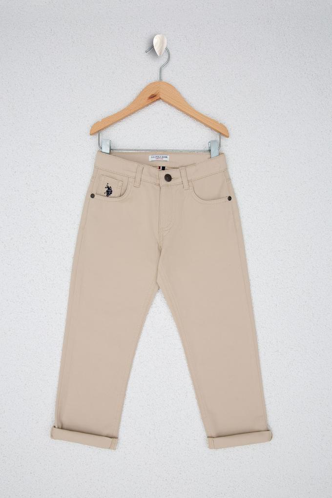 Erkek Çocuk Beyaz Chinos