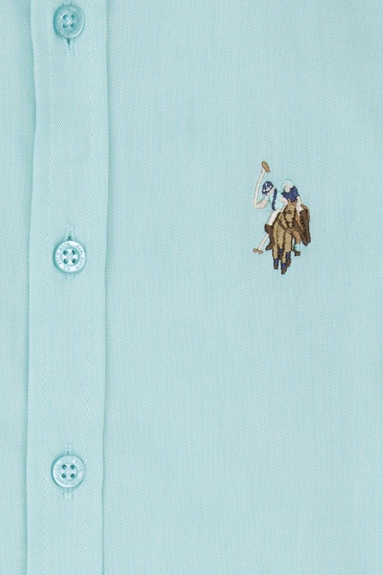 Erkek Çocuk Mint Uzun Kollu Gömlek - 50222556128