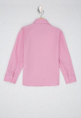Erkek Çocuk Pembe Uzun Kollu Gömlek - 50222556119