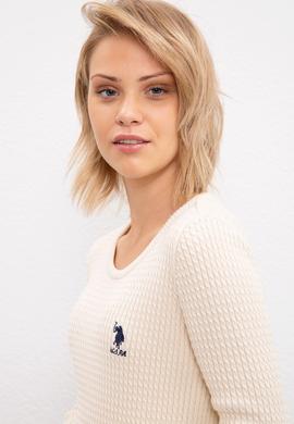 Kadın Beyaz Kazak - 50206419032