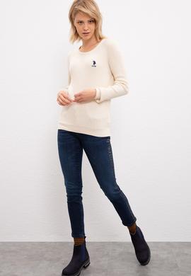 Kadın Beyaz Kazak - 50206419032