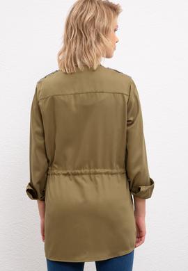 Kadın Yeşil Gömlek Uzunkol - 50207142005