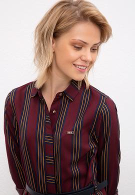 Kadın Kırmızı Dokuma Elbise - 50207466003