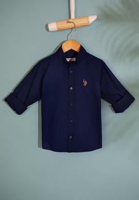 Erkek Çocuk Lacivert Gömlek Uzunkol - 50208611079